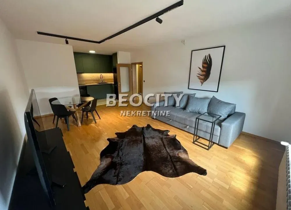 Izdavanje, dvosoban stan, 58m², Beograd Na Vodi, Beograd