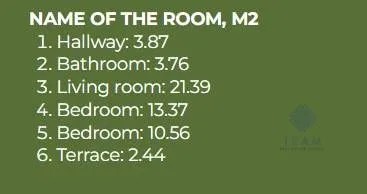 Sale, two bedroom apartment, 55m², Bečići, Budva - image 3