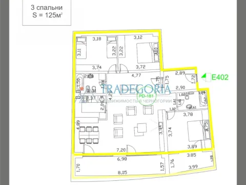 Prodaja, trosoban stan, 125m², Budva, Crna Gora - image 12