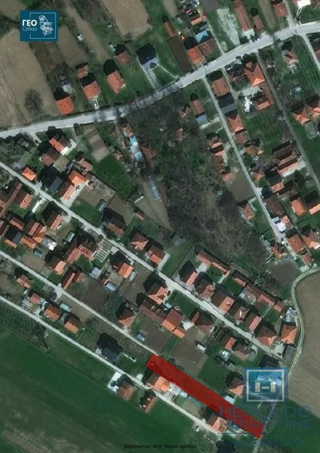 Sale, land lot, 1100m², Rakitovo, Jagodina