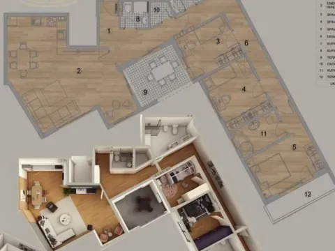 Sale, four bedroom apartment, 117m², Medijana, Niš - image 2