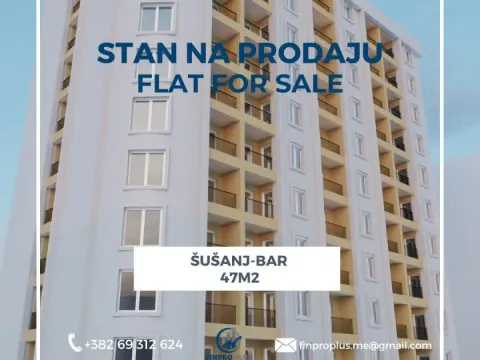 Prodaja, stan, 47m², Šušanj, Bar