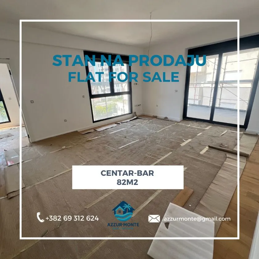 Sale, apartment, 82m², Centar, Bar