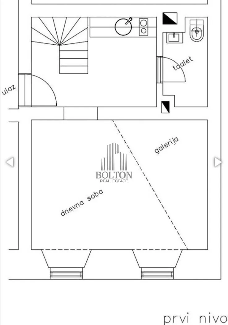 Prodaja, trosoban stan, 82m², Stari Grad, Beograd
