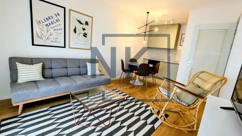 Izdavanje, jednosoban stan, 40m², Tuški Put, Podgorica