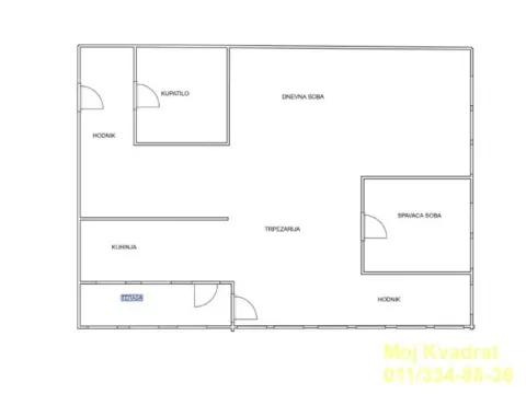 Prodaja, dvosoban stan, 60m², Voždovac Sve Podlokacije, Beograd - image 10