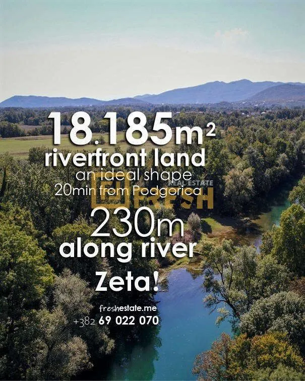 Prodaja, plac, 18185m², Danilovgrad, Crna Gora