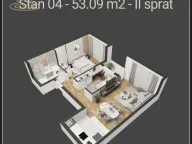 Sale, three bedroom apartment, 53m², Adice, Novi Sad Sve Podlokacije