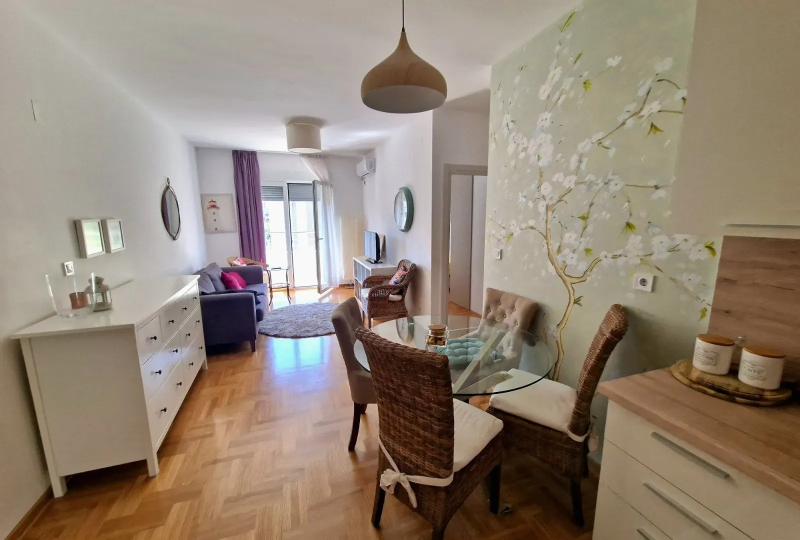 Rent, two bedroom apartment, 54m², Budva, Crna Gora