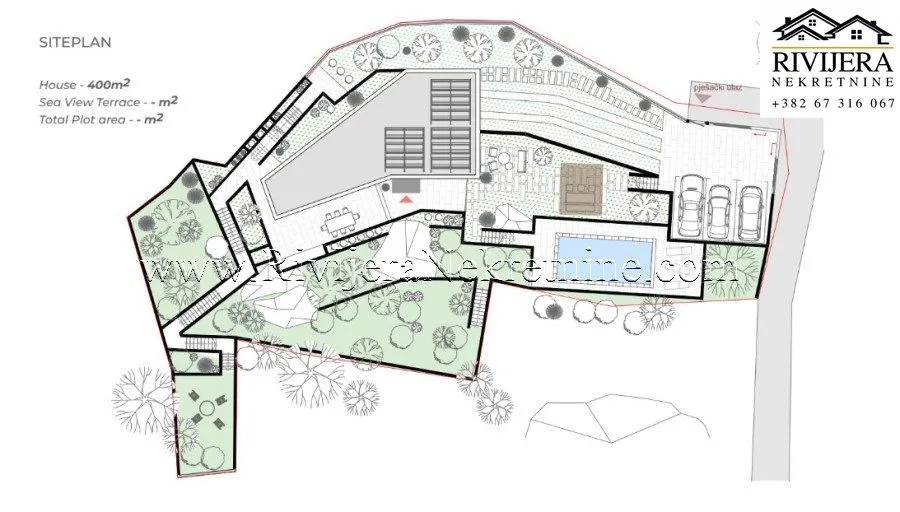 Sale, house, 252m², Tivat, Crna Gora
