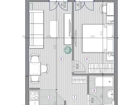 Prodaja, jednosoban stan, 40m², Central Point, Podgorica - image 3