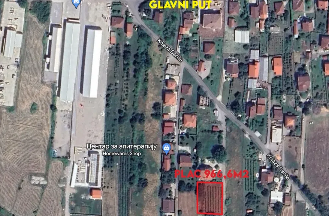 Prodaja, plac, 966m², Tološi, Podgorica