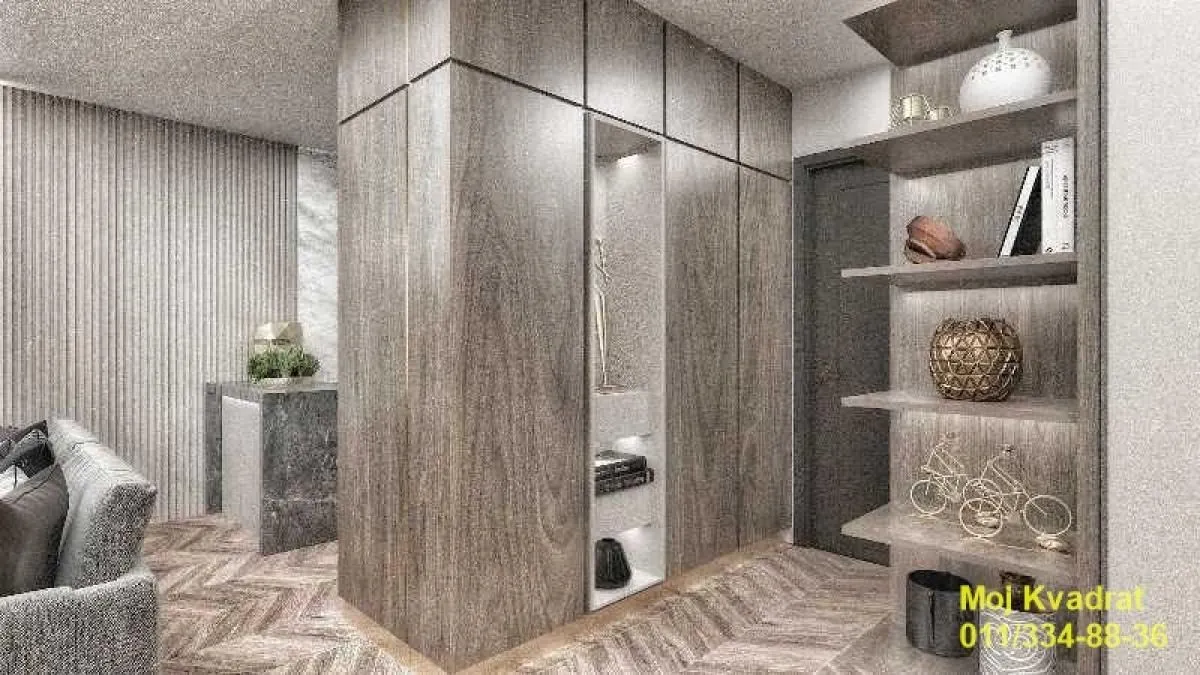Sale, two bedroom apartment, 60m², Savski Venac, Beograd