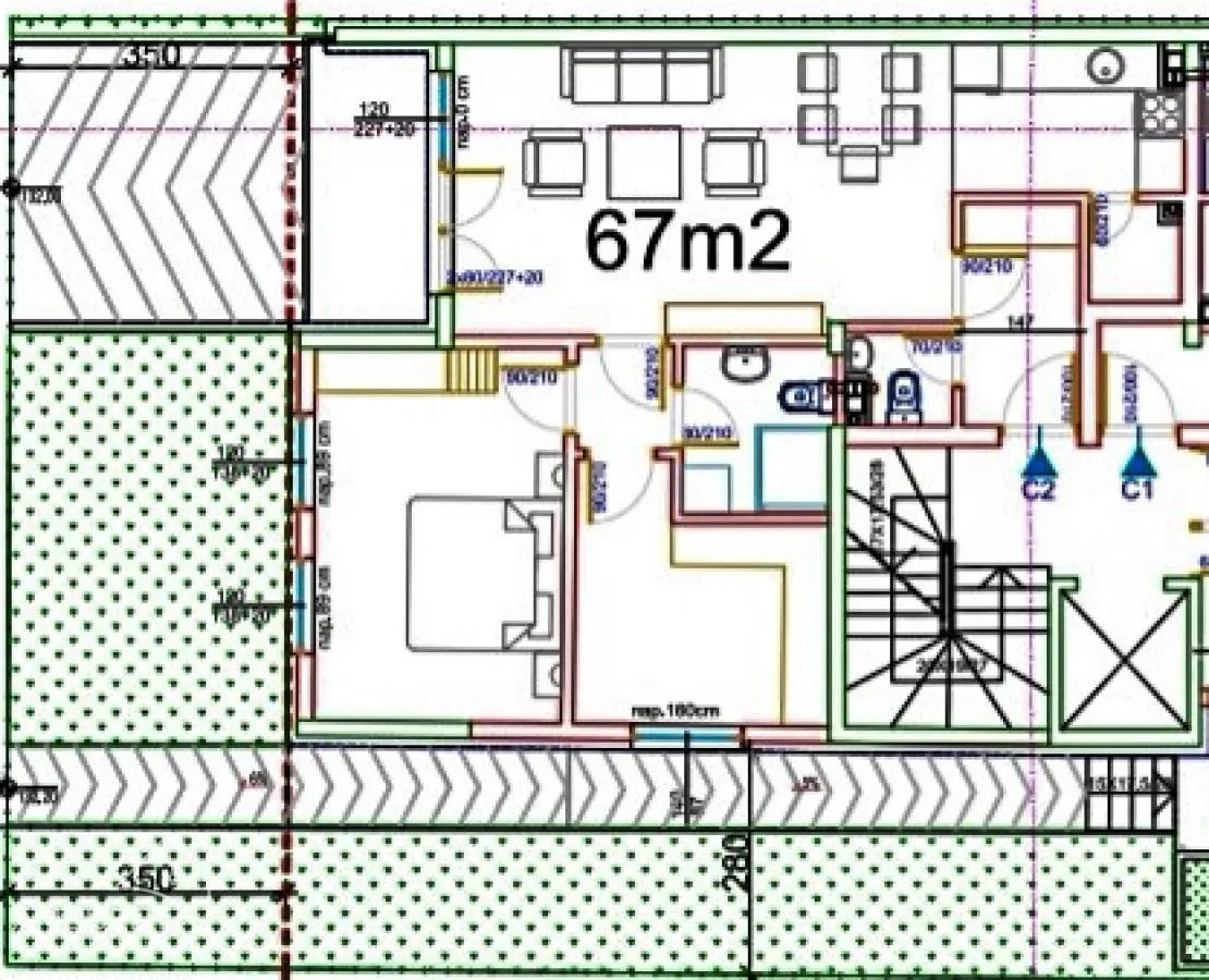 Sale, three bedroom apartment, 65m², Brace Jerković, Voždovac Sve Podlokacije