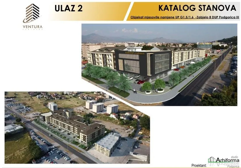 Prodaja, jednosoban stan, 47m², Zabjelo, Podgorica
