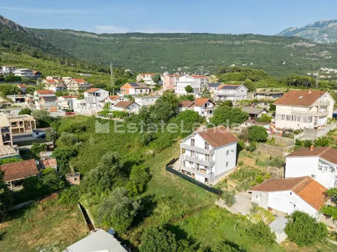 Pogled iz vazduha na kuću i okolno naselje u zelenilu. - image 6