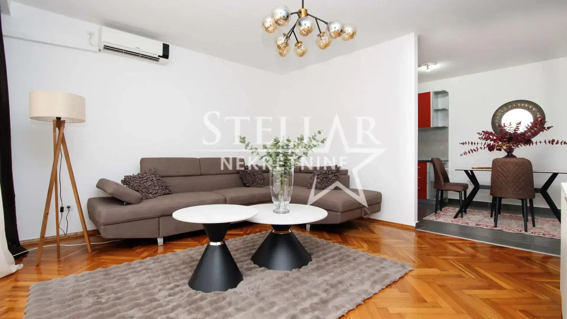 Rent, one bedroom apartment, 60m², Tološi, Podgorica