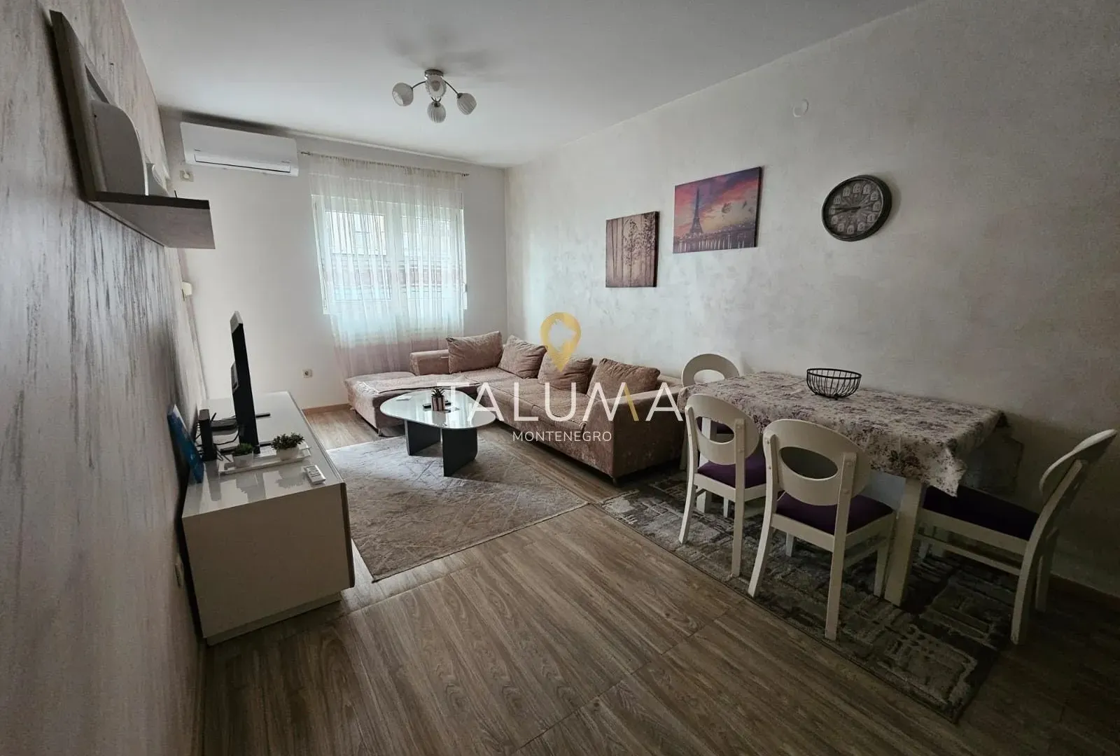Izdavanje, jednosoban stan, 46m², City Kvart, Podgorica