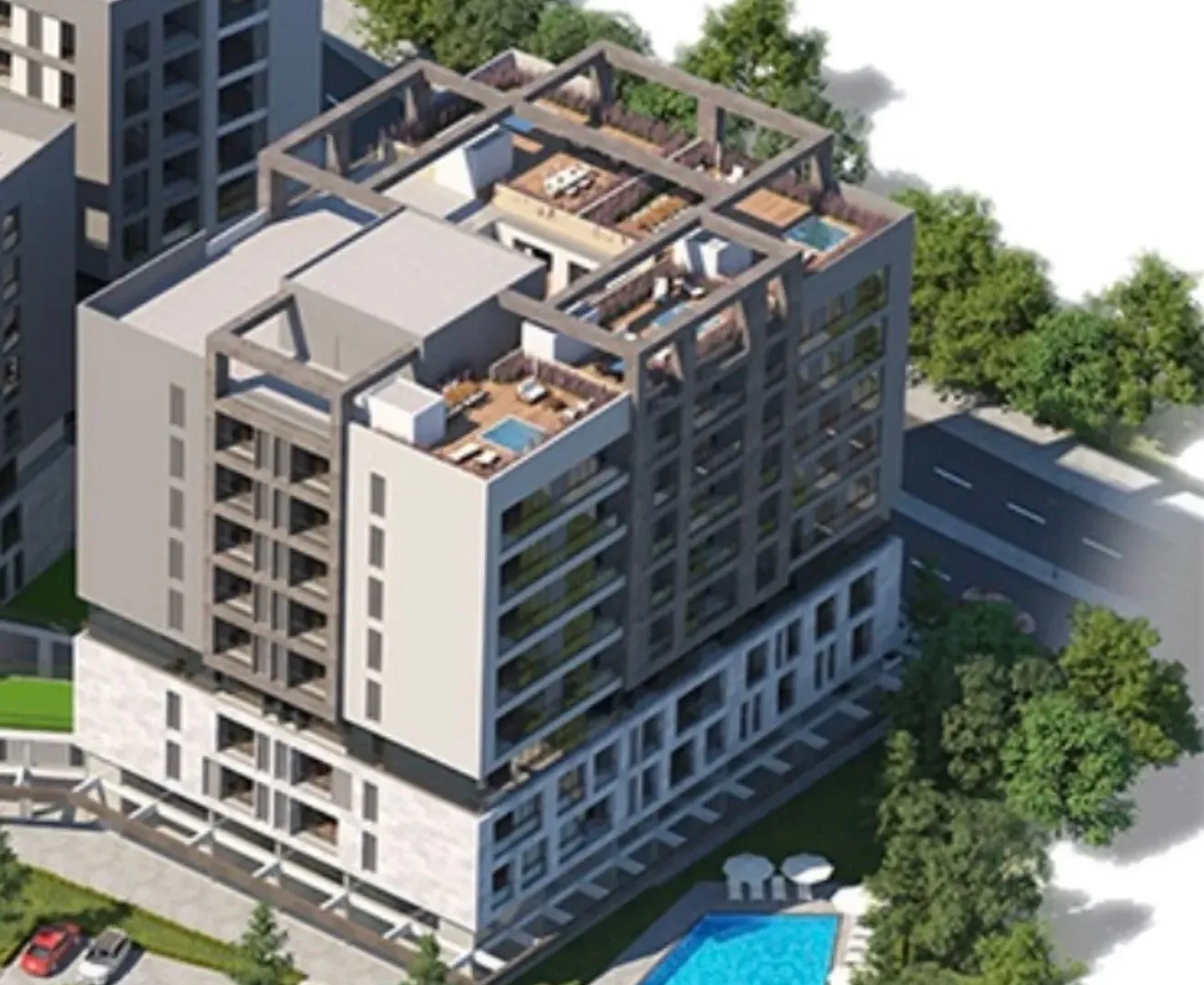 Izdavanje, jednosoban stan, 42m², Centar, Bar