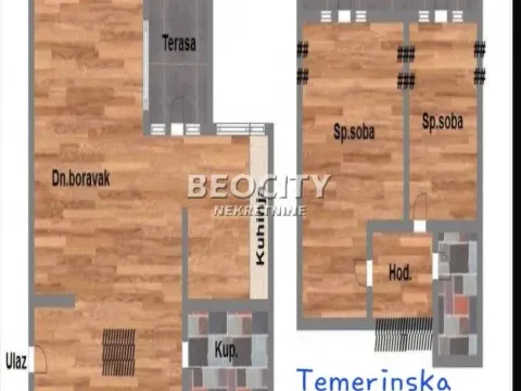 Rent, three bedroom apartment, 74m², Centar, Novi Sad