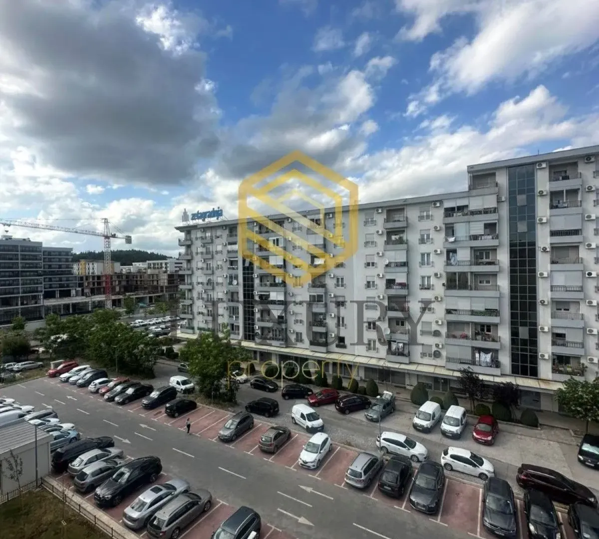 Rent, one bedroom apartment, 41m², Pobrežje, Podgorica