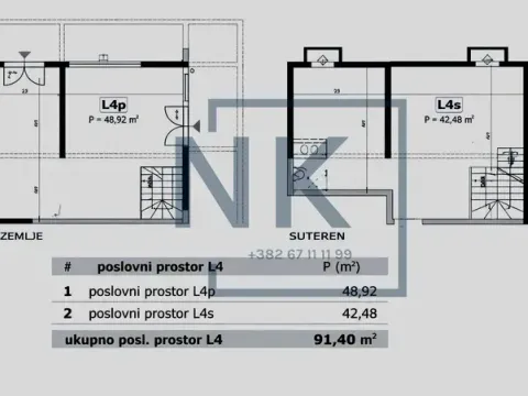 Poslovni prostor in Tuški Put