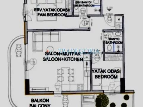 Prodaja, dvosoban stan, 79m², Bar, Crna Gora - image 3