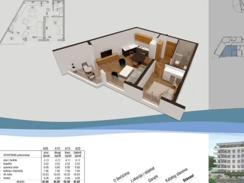 Prodaja, jednosoban stan, 47m², Bečići, Budva - image 21