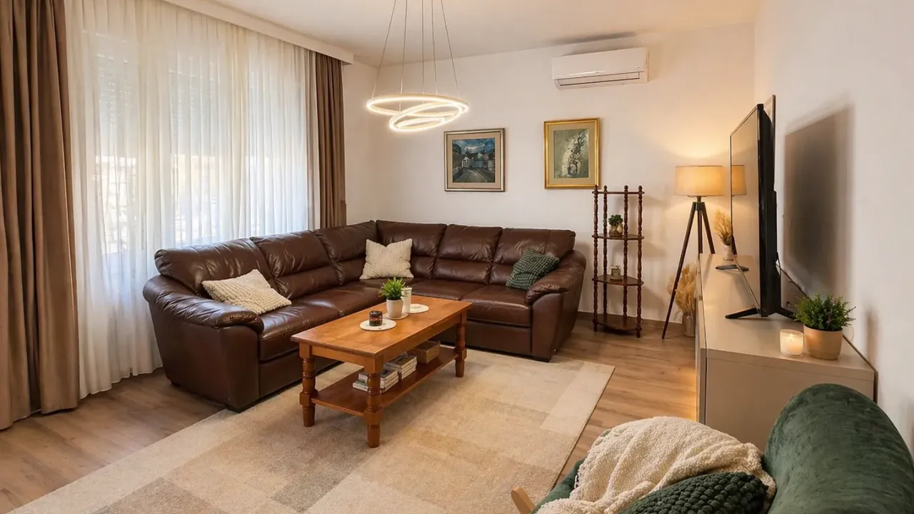 Rent, one bedroom apartment, 62m², Preko Morače, Podgorica