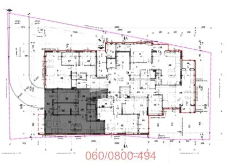 Architectural floor plan of the property with marked rooms and dimensions. - image 5