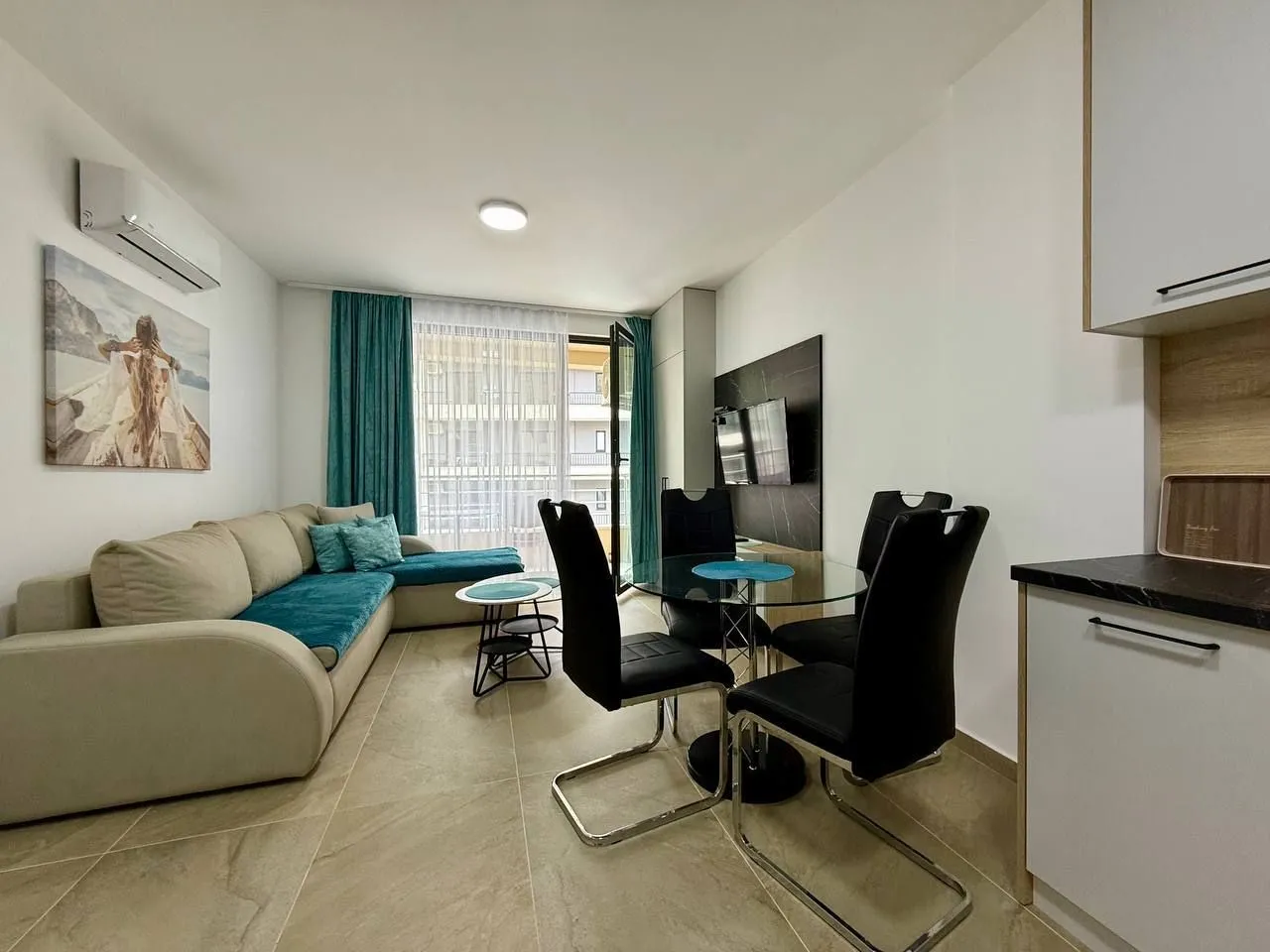 Prodaja, jednosoban stan, 45m², Bečići, Budva