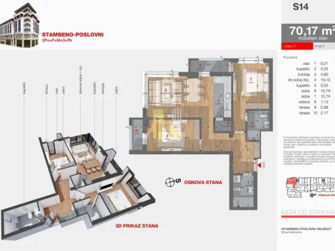 Prodaja, trosoban stan, 62m², Centar, Novi Sad - image 2