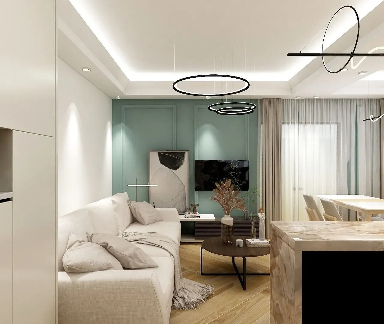 Sale, one bedroom apartment, 62m², Sutomore, Bar