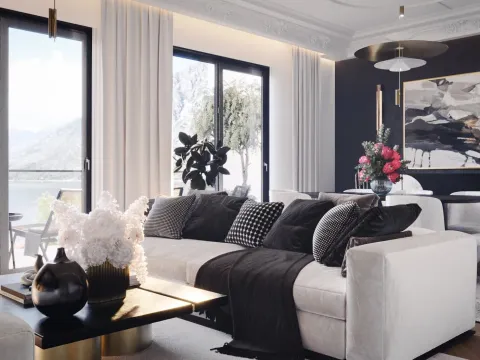 Sale, two bedroom apartment, 74m², Dobrota, Kotor - image 11