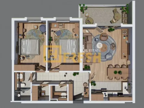 Prodaja, dvosoban stan, 91m², Ljubović, Podgorica - image 2