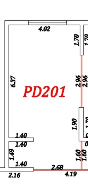 Rent, office space, 33m², City Kej, Podgorica