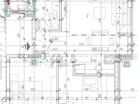 Sale, two bedroom apartment, 46m², Medijana, Niš - image 4