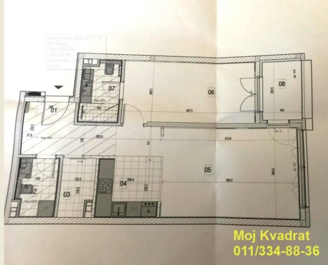Prodaja, dvosoban stan, 65m², Novi Beograd Blok 64, Novi Beograd Sve Podlokacije