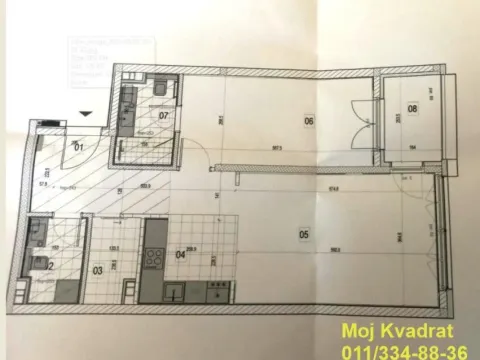 Prodaja, dvosoban stan, 65m², Novi Beograd Blok 64, Novi Beograd Sve Podlokacije - image 14