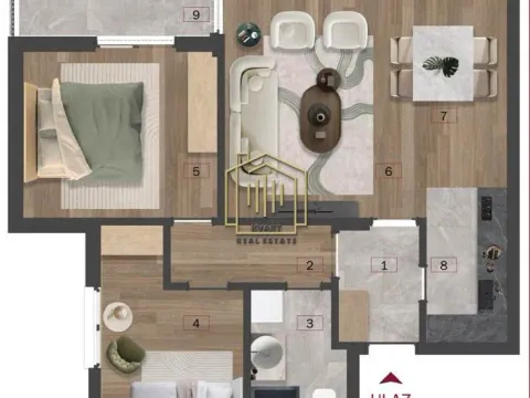 Prodaja, dvosoban stan, 65m², Zabjelo, Podgorica - image 5