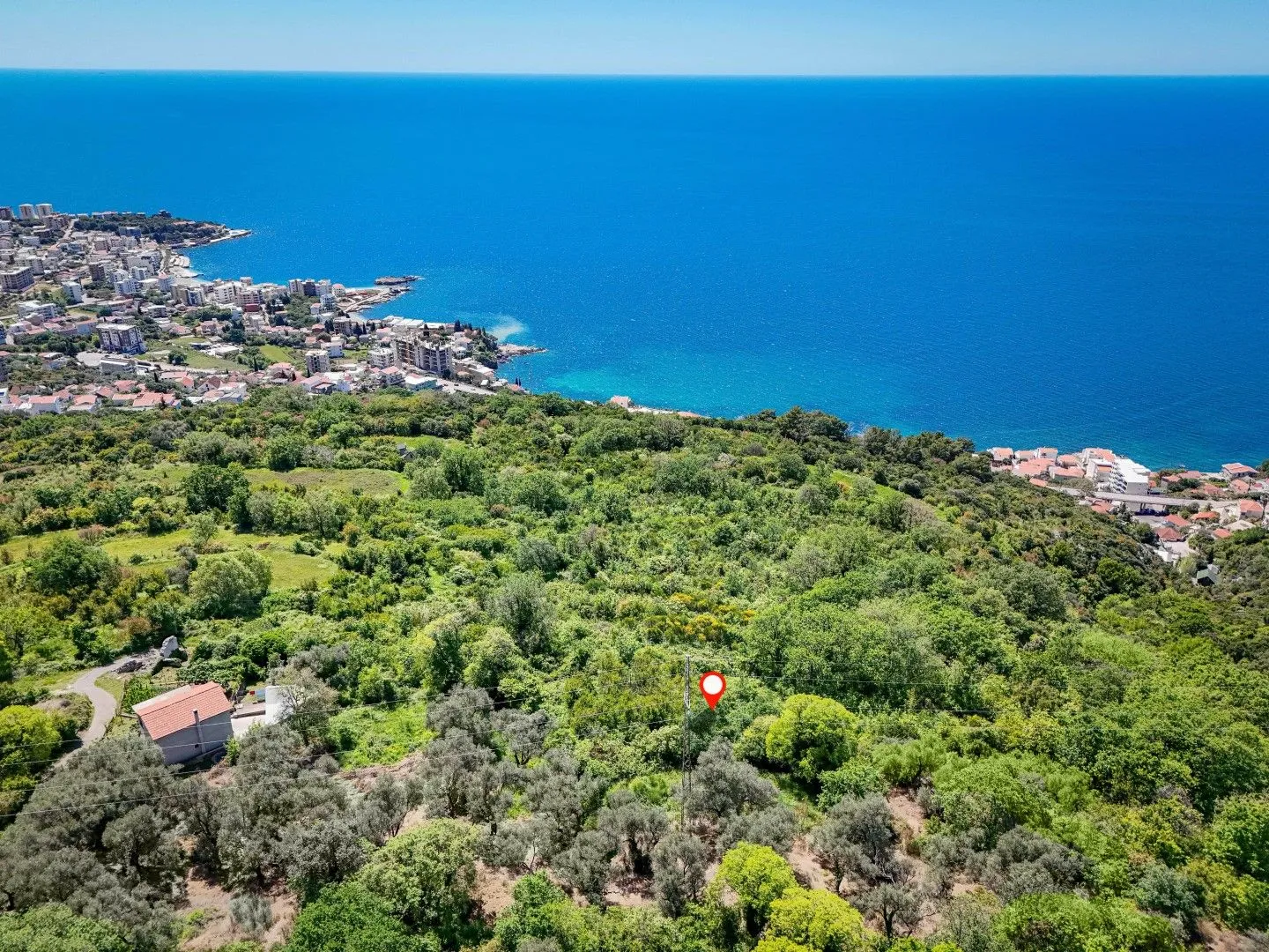 Prodaja, plac, 1227m², Dobre Vode, Bar