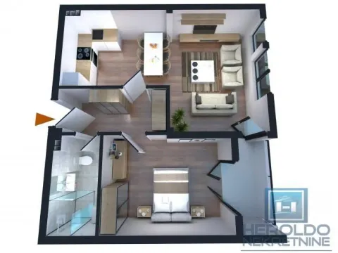 Prodaja, dvosoban stan, 60m², Centar, Jagodina - image 2