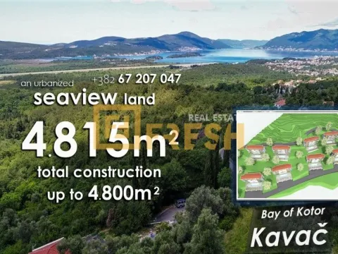Prodaja, plac, 4815m², Kotor, Crna Gora - image 2