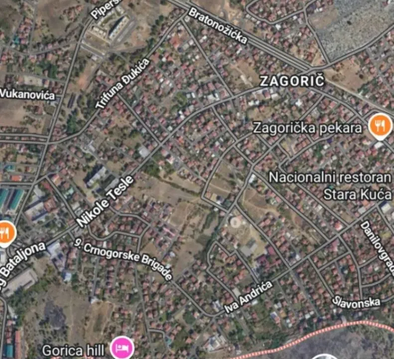 Sale, land lot, 1000m², Zagorič, Podgorica