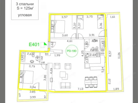 Prodaja, trosoban stan, 104m², Bečići, Budva - image 4