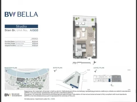 Prodaja, jednosoban stan, 42m², Savski Venac, Beograd - image 16