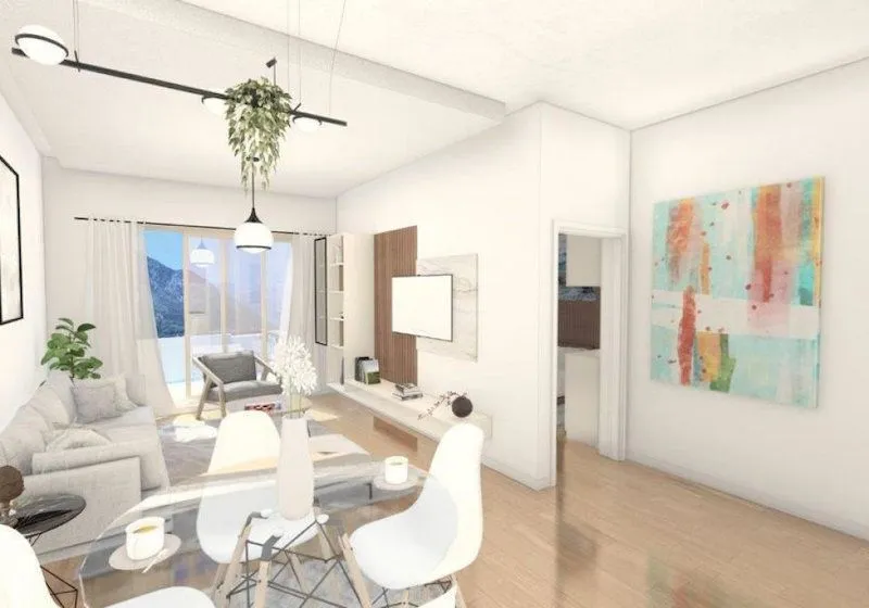Sale, two bedroom apartment, 51m², Dobrota, Kotor