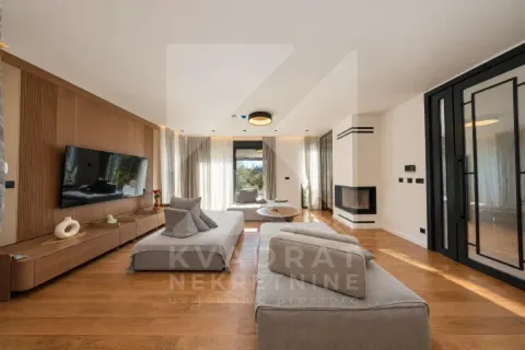 Living room with sofa set, TV, and fireplace. - image 24