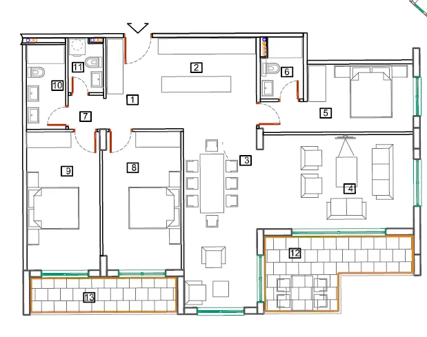 Sale, apartment, 66m², Bečići, Budva