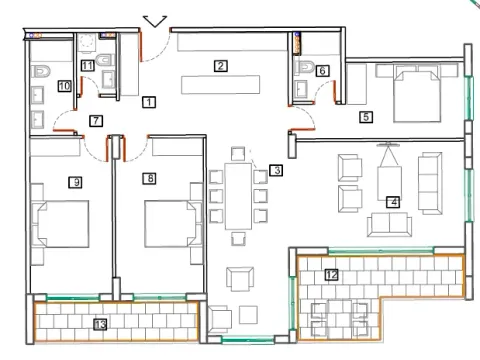 Sale, apartment, 66m², Bečići, Budva - image 13